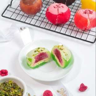 Моти фисташка малина