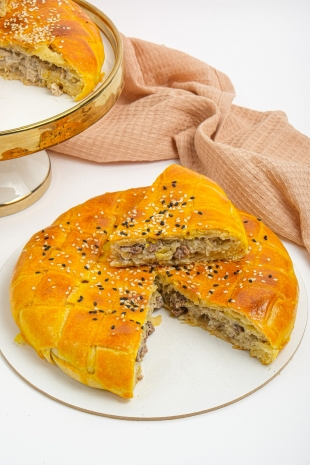 Пирог из говядины с картофелем